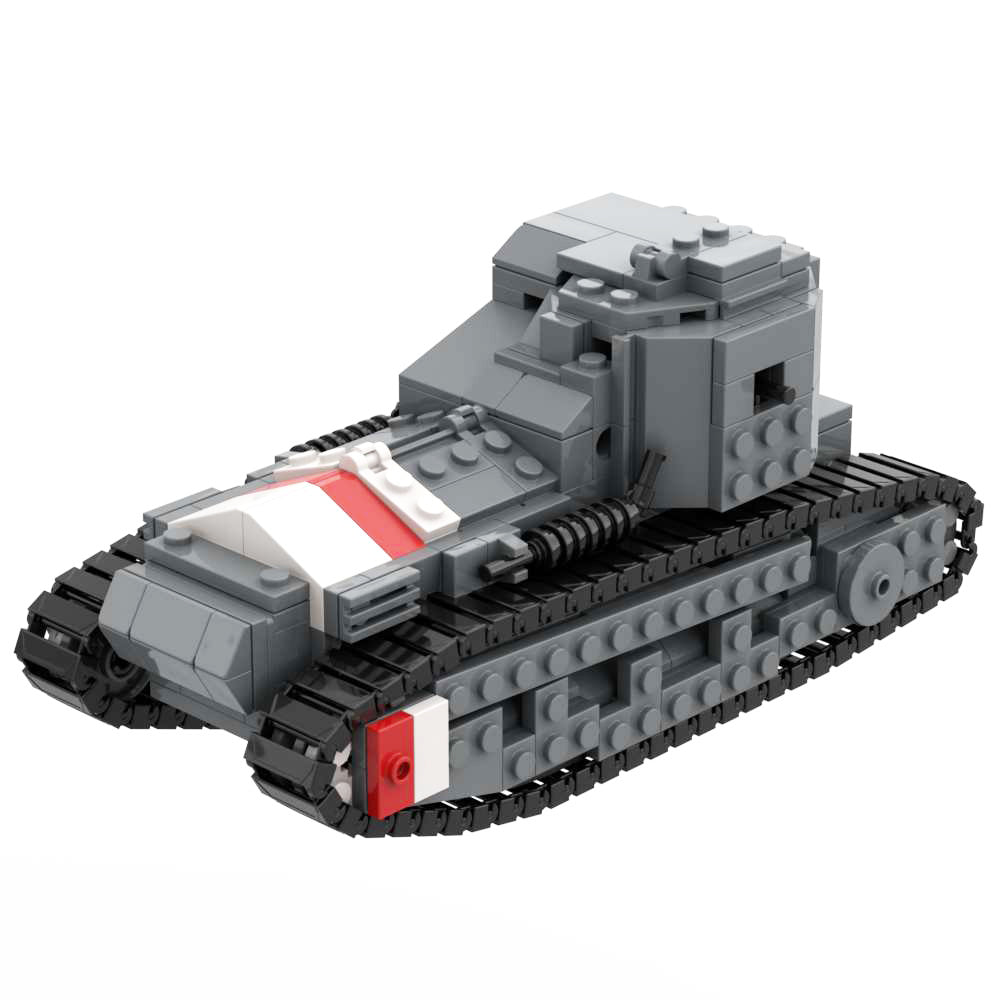 WWI Medium Tank MARK A Whippet Military Building Block Toy Bricks Set