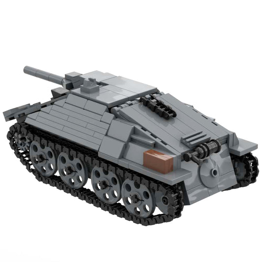 ww2 Military Model Hetzer Jagdpanzer 38t Sd.Kfz. 138/2 Building Block Toy