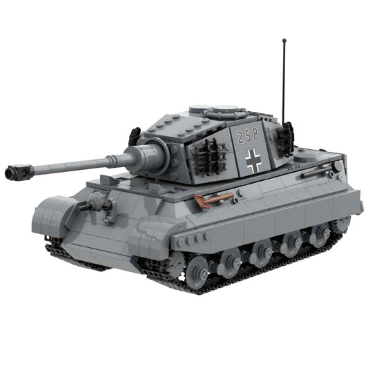 ww2 Block Toy PzKfz VI King Tiger Tank Konigstiger War Military Building Bricks