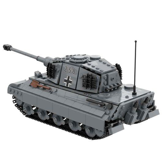 ww2 Block Toy PzKfz VI King Tiger Tank Konigstiger War Military Building Bricks