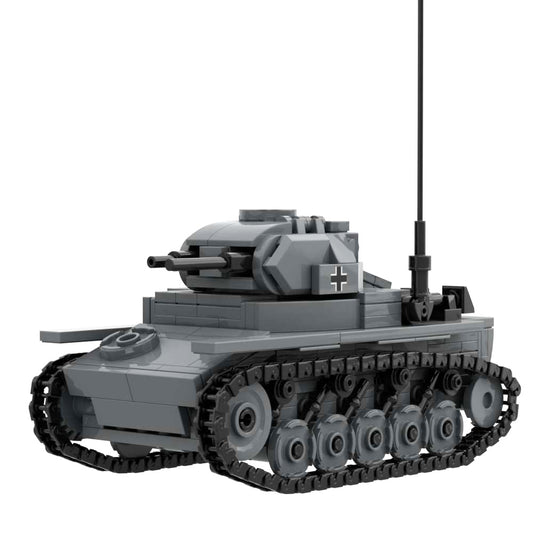 WW2 German II Tank Military Building Blocks Toy Bricks Set