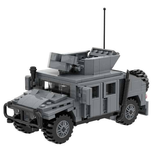 Modern War Enhanced Weapons Carrier Military Building Block Toy 4×4 Cargo Carrier Bricks Set