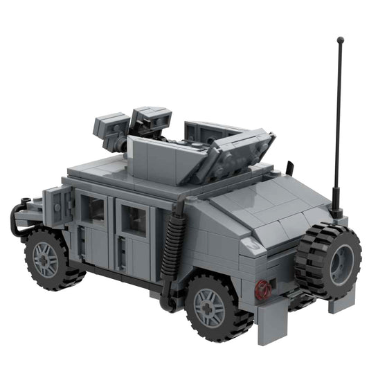 Modern War Enhanced Weapons Carrier Military Building Block Toy 4×4 Cargo Carrier Bricks Set