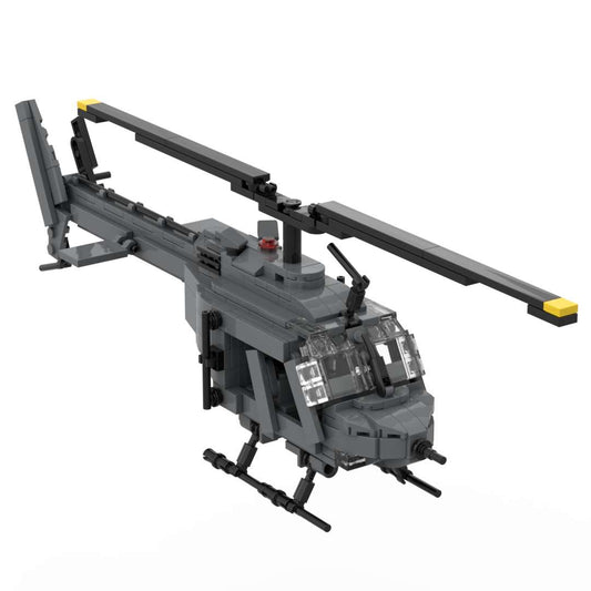 OH-58A Light Armed Reconnaissance Helicopter Military Building Block Toy