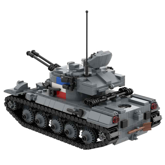 AMX-30 Tank French Army Military Building Block Toy