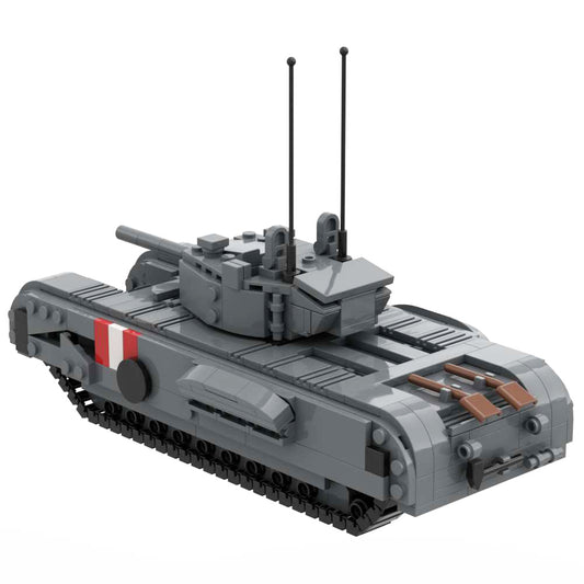WW2 Tank Toy Churchill Crocooile Heavy Tank Flame Thrower