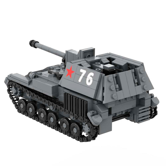 SU-76 Self-Propelled Gun Building Blocks Set Toy