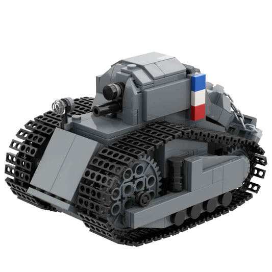 WW1 Renault FT-17 Light Tank Military Model Building Block Set Toy