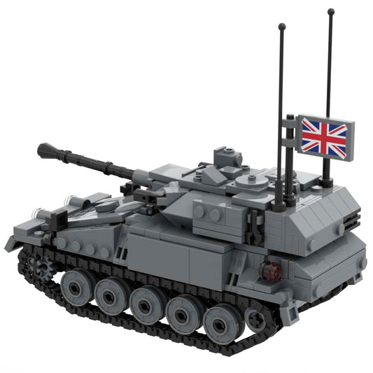 Military Building Blocks Toy FV107 Scimitar Light Tank Army Bricks Set