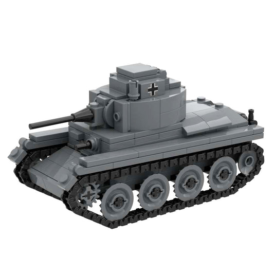 Light Tank 38T M3 German Tank Building Block Toy