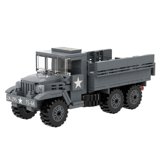 US Army GMC CCKW 2 1/2 Ton Cargo Truck Military Building Block Toy