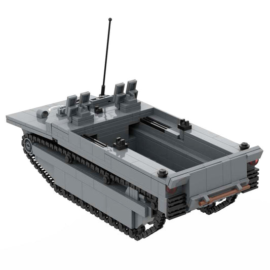 Amtrac LVT-4 Military Weapons Building Block Toys Landing Vehicle Tracked