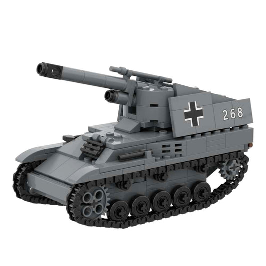 SdKfz 124 Wespe 10.5cm Gun Building Block Toy