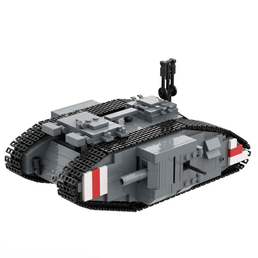 WW1 Mark V Heavy Tank Military Bricks Toy