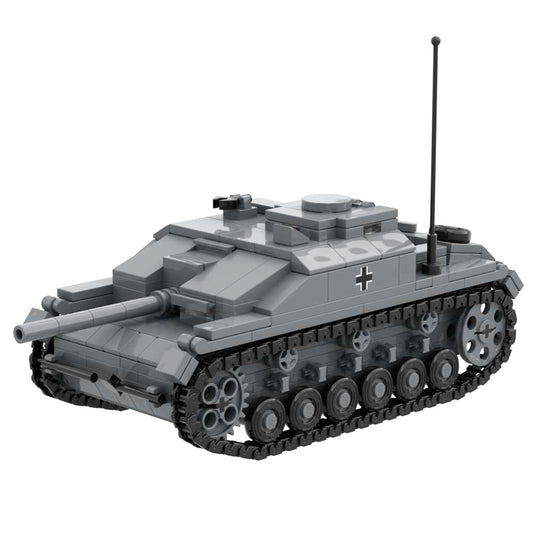 Stug III Ausf G German Tank WW2 Military Block Toys