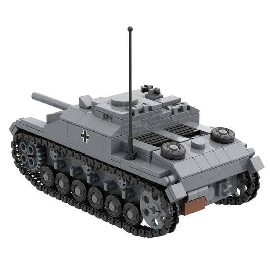 Stug III Ausf G German Tank WW2 Military Block Toys