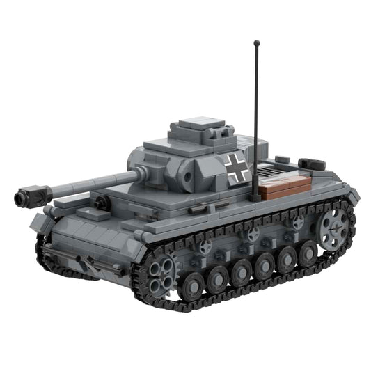 German Tank Panzer III Ausf E Bricks Toy