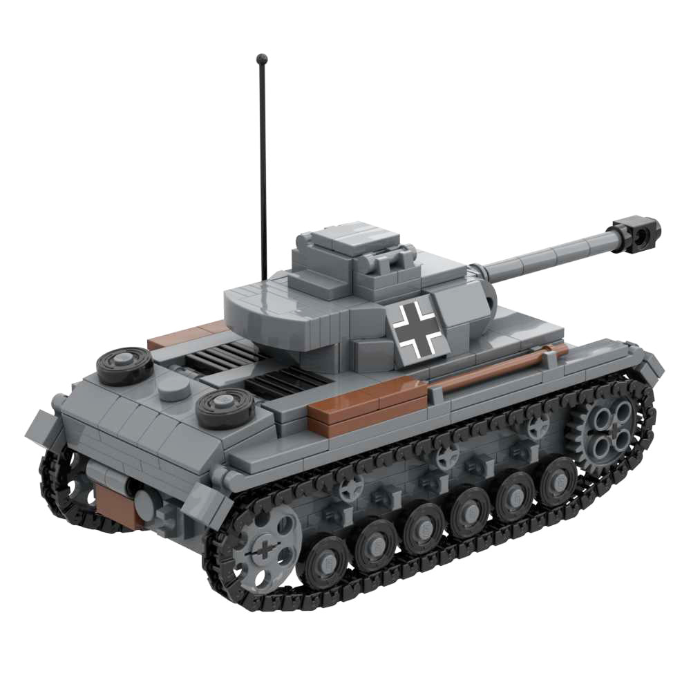 German Tank Panzer III Ausf E Bricks Toy