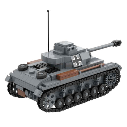 German Tank Panzer III Ausf E Bricks Toy