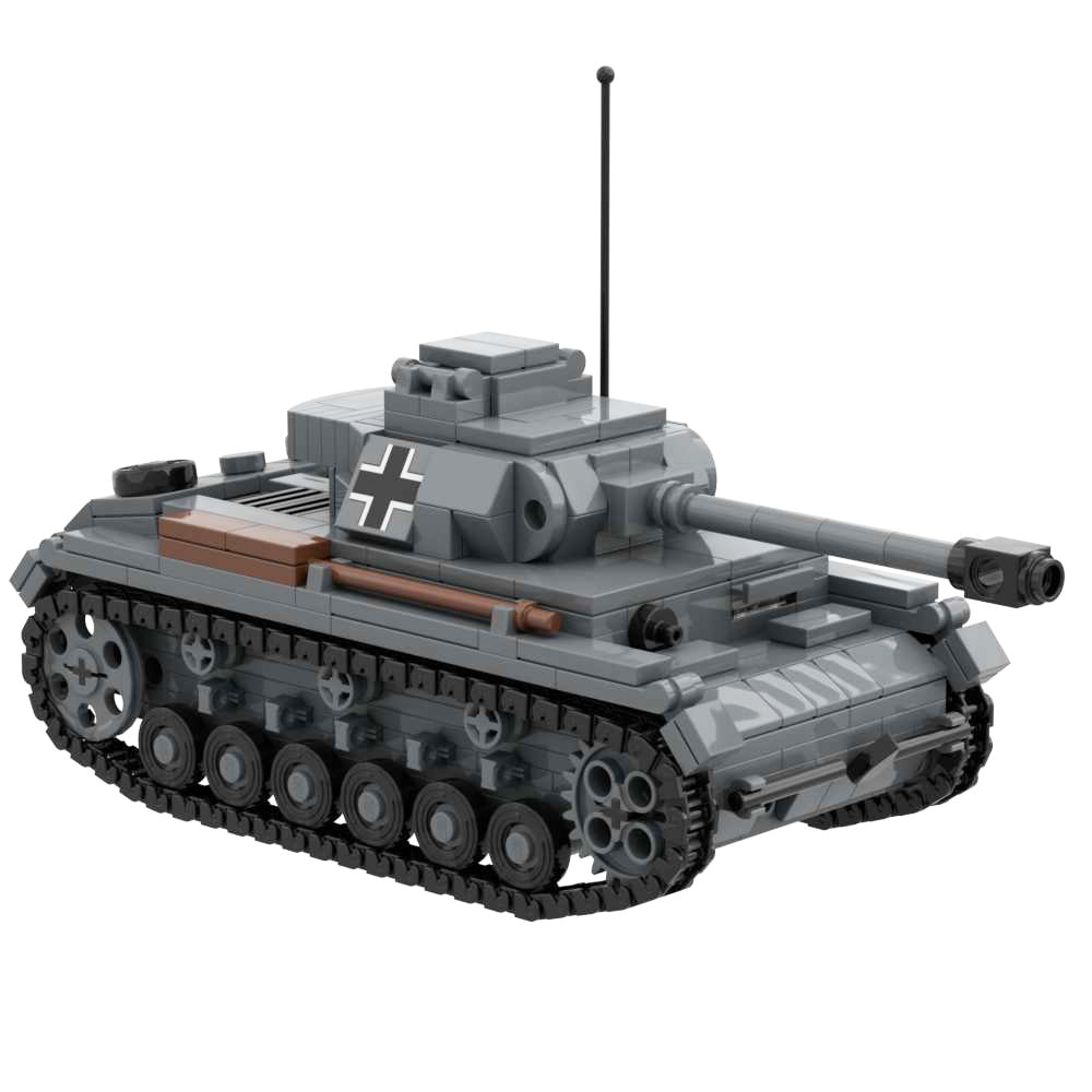 German Tank Panzer III Ausf E Bricks Toy