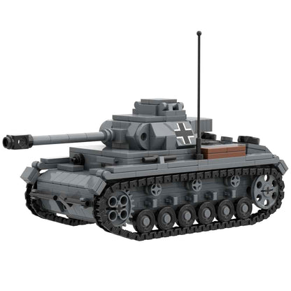German Tank Panzer III Ausf E Bricks Toy