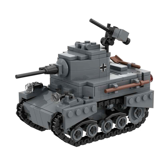 Light Tank 38T M3 German Tank Building Block Toy