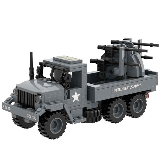 US Army M35A2 Gun Truck US Army Military Building Block Toy