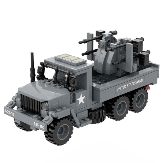 US Army M35A2 Gun Truck US Army Military Building Block Toy