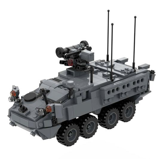 US Army Stryker Armored Fighting Vehicle Armored Eight-wheeled Carriers Block Toy