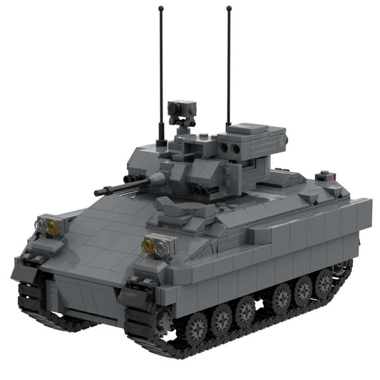 US Army Bradley Fighting Vehicle Block Toy Set