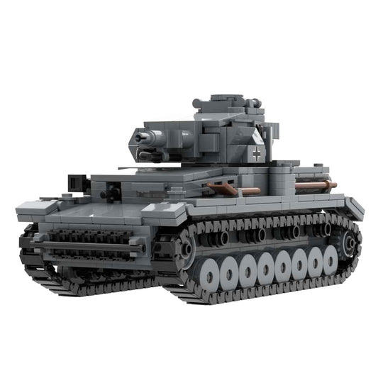 Panzer IV Ausf F1 German Medium Tank ww2 PZ IV Building Block Toy