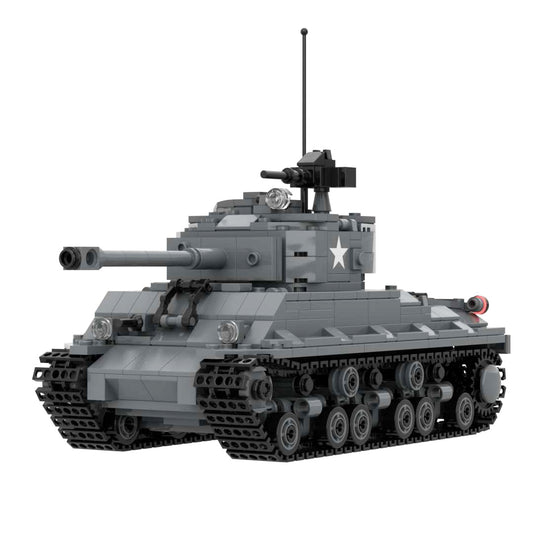 US Army Easy Eight M4A3E8 Sherman Tank Military Building Block Toy
