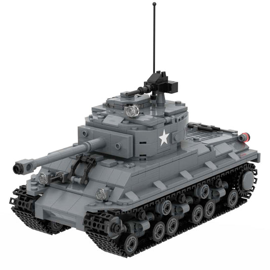 US Army Easy Eight M4A3E8 Sherman Tank Military Building Block Toy
