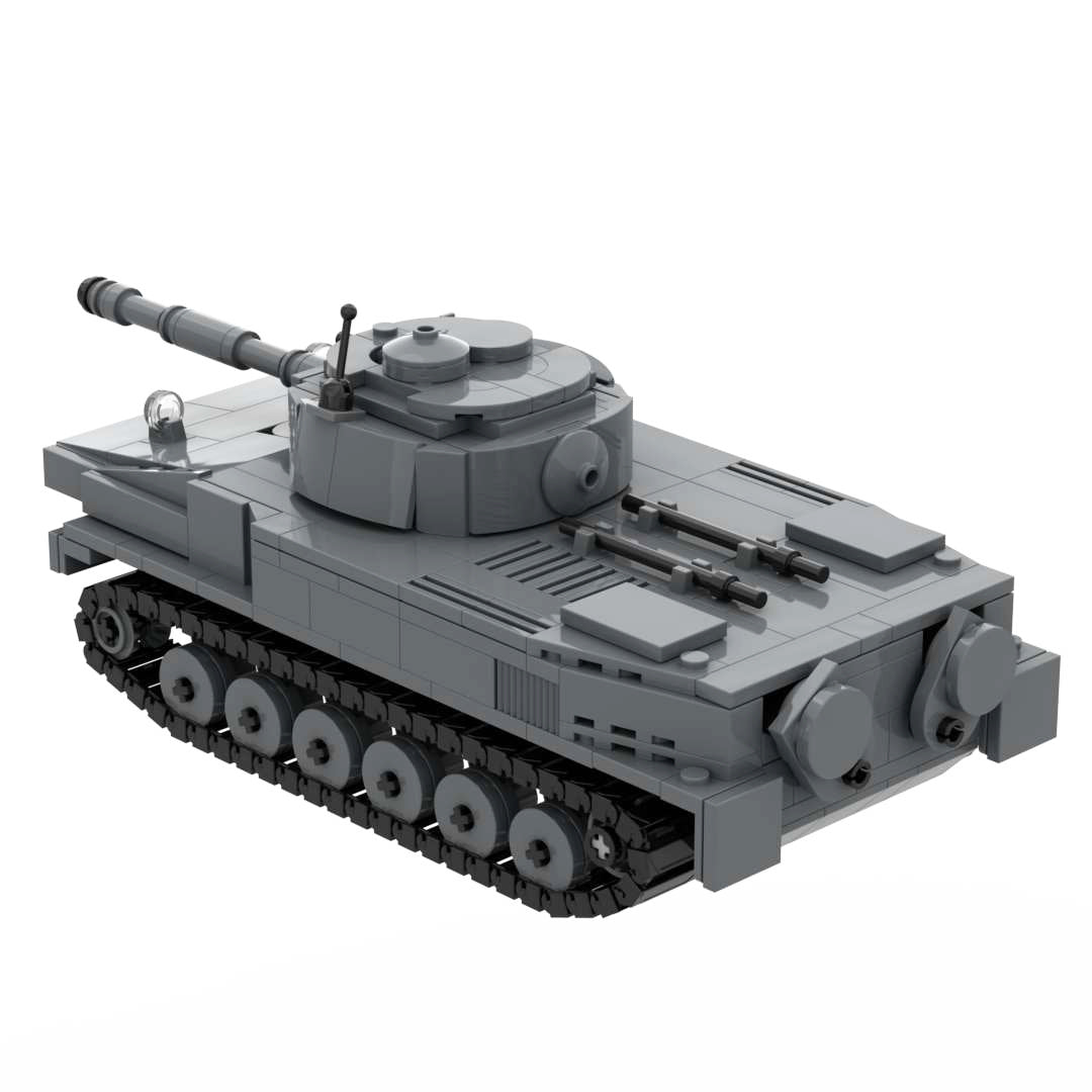WWII Army PT-76 Amphibious Tank Building Block Toy