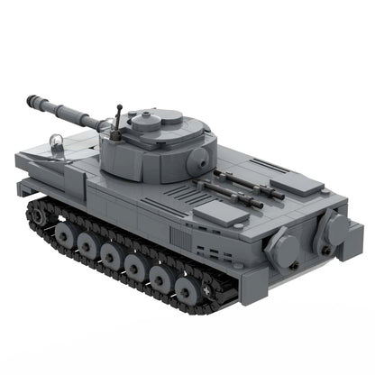 WWII Army PT-76 Amphibious Tank Building Block Toy