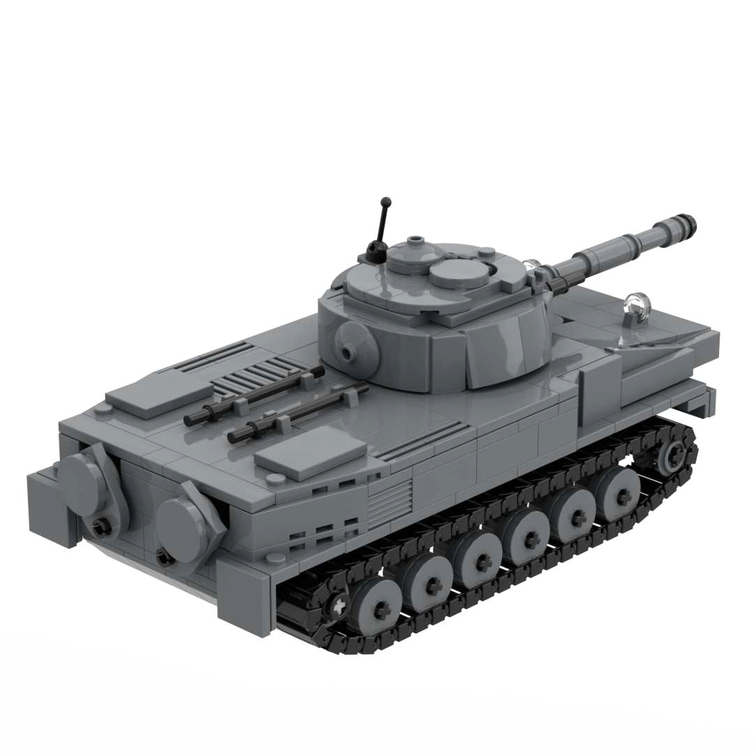 WWII Army PT-76 Amphibious Tank Building Block Toy