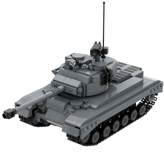 M26 Pershing Medium Tank US Army Building Block Toy