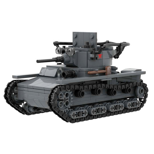 WW2 Army Soviet Union（Russia）T-26 Light Tank Toy