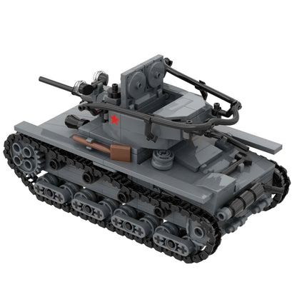 WW2 Army Soviet Union（Russia）T-26 Light Tank Toy