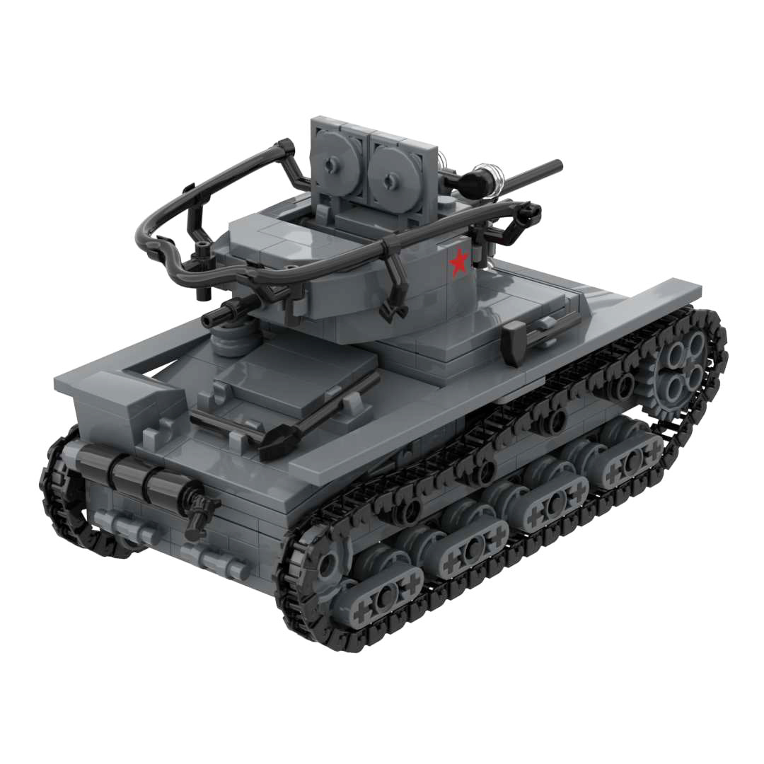 WW2 Army Soviet Union（Russia）T-26 Light Tank Toy
