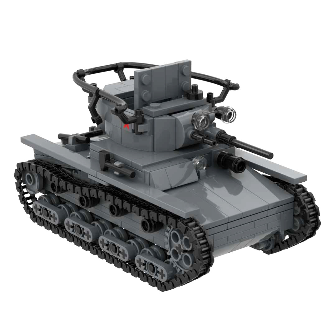 WW2 Army Soviet Union（Russia）T-26 Light Tank Toy