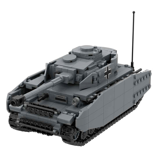 Panzer IV Ausf J German Medium Tank PZ IV J Military Block Toy