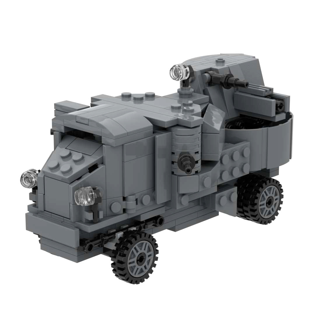 WW1 Garford-Putilov Armored Car Building Block Toy