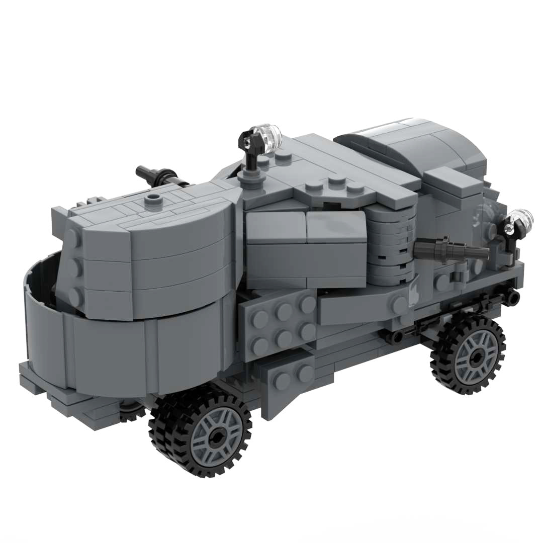 WW1 Garford-Putilov Armored Car Building Block Toy