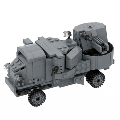 WW1 Garford-Putilov Armored Car Building Block Toy