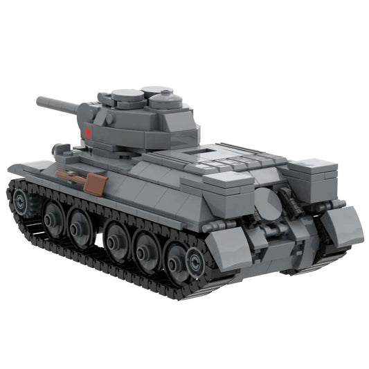 T-34 ww2 Tank Building Block Toy moc Model 1943 Military Weapons Bricks Set