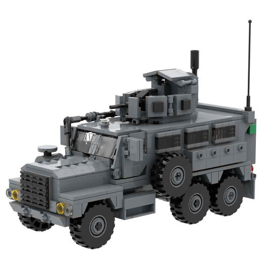 Cougar 6x6 MRAP Modern Military Weapon Building Blocks Set