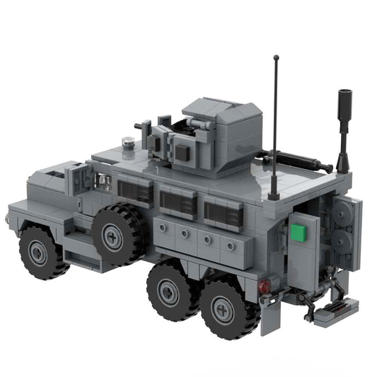 Cougar 6x6 MRAP Modern Military Weapon Building Blocks Set