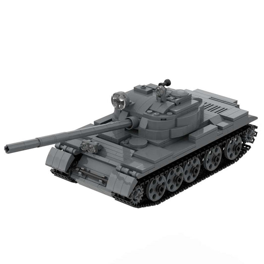 T62 Soviet Main Station Tank Camouflage Military Building Blocks Toy