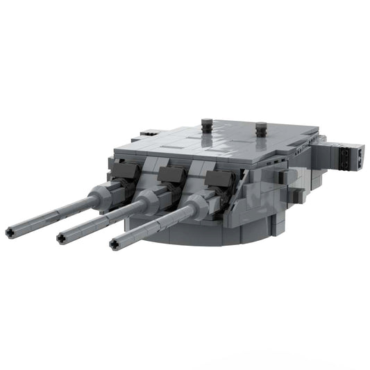 Battleship Artillery Style C Military Block Toy